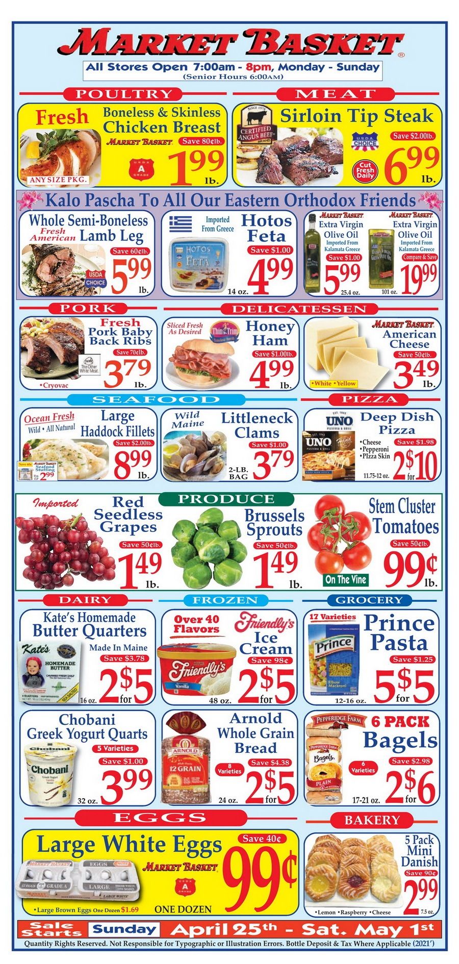 Market Basket Weekly Flyer Apr 25 – May 01, 2021