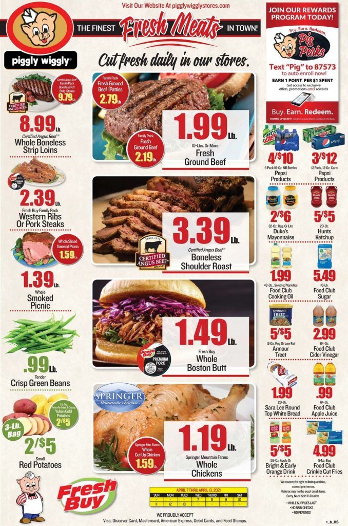 Piggly Wiggly Weekly Ad Apr 07 – Apr 13, 2021
