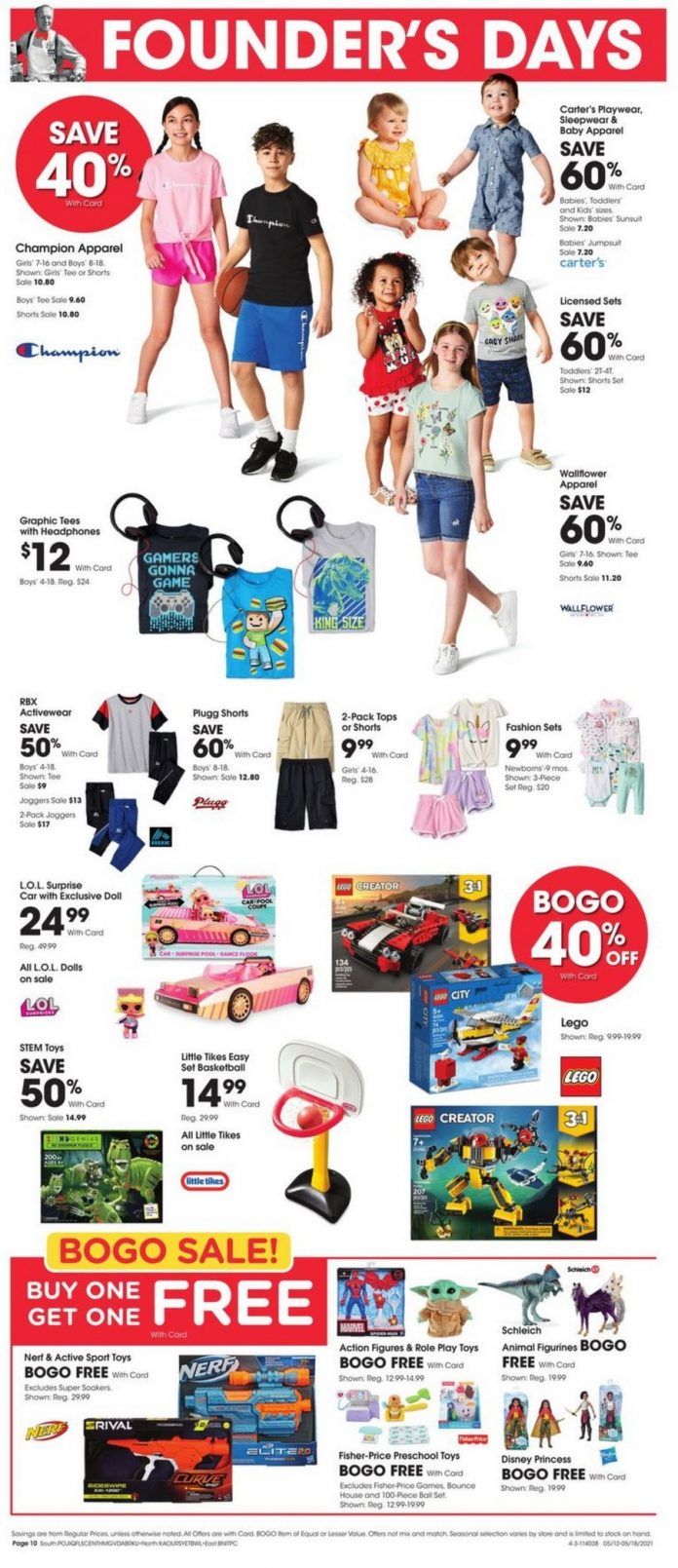 Fred Meyer Founder's Day Ad May 12 May 18, 2021