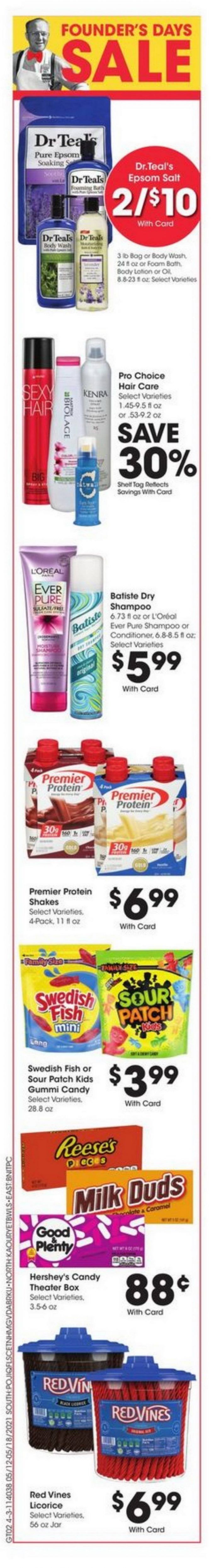Fred Meyer Founder's Day Ad May 12 May 18, 2021