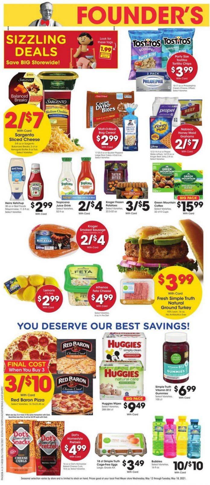 Fred Meyer Founder's Day Ad May 12 May 18, 2021