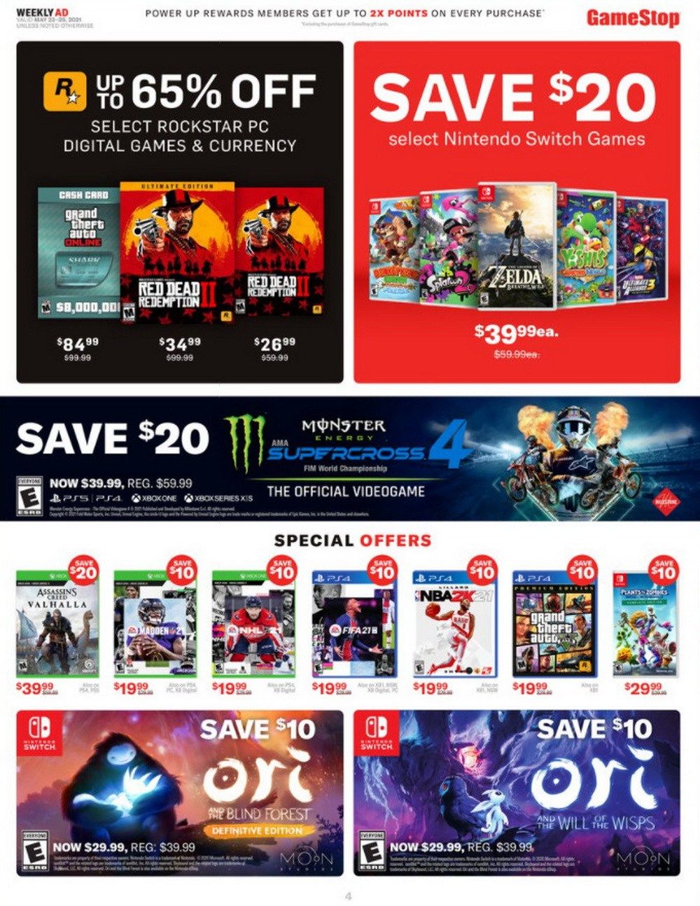 Gamestop Weekly Ad May 23 – May 29, 2021