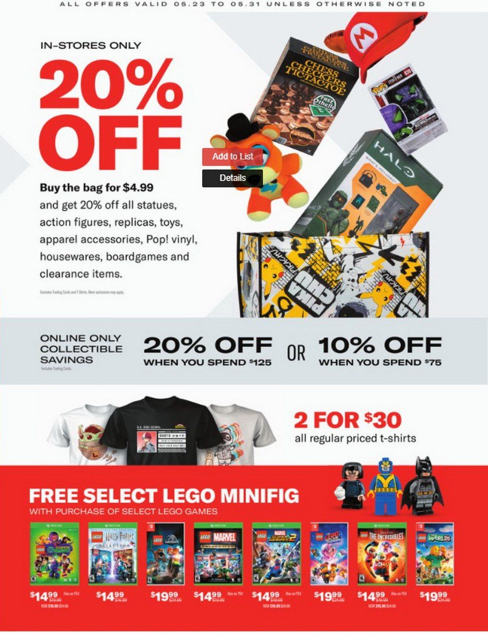 GameStop Memorial Day Sale May 23 May 31, 2021