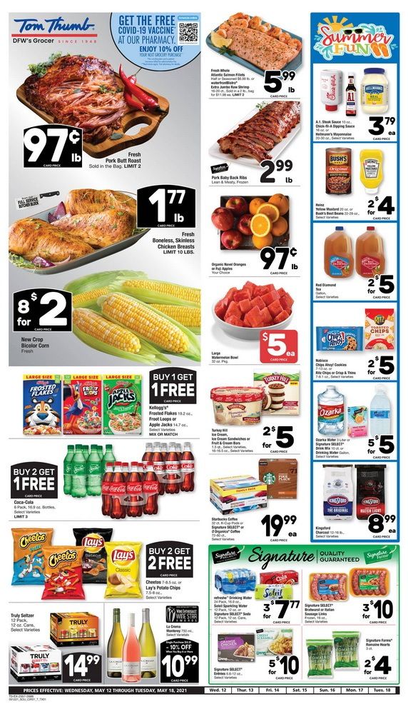 Tom Thumb Weekly Ad May 12 – May 18, 2021