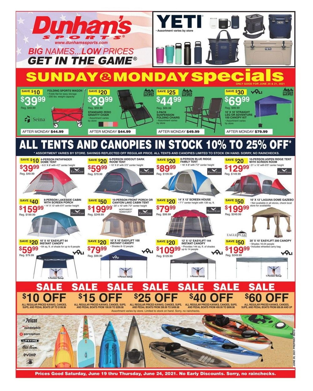 Dunham's Sports Weekly Ad June 19 – June 24, 2021