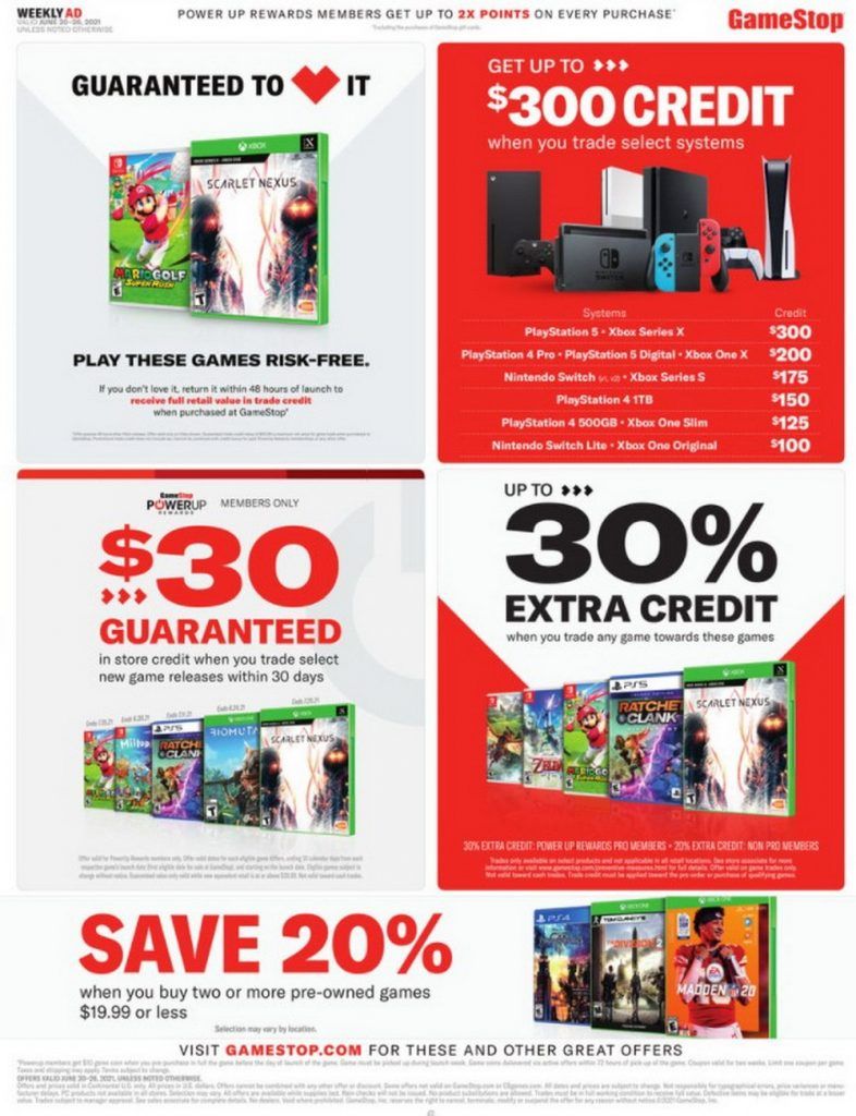 GameStop Weekly Ad June 20 – June 26, 2021