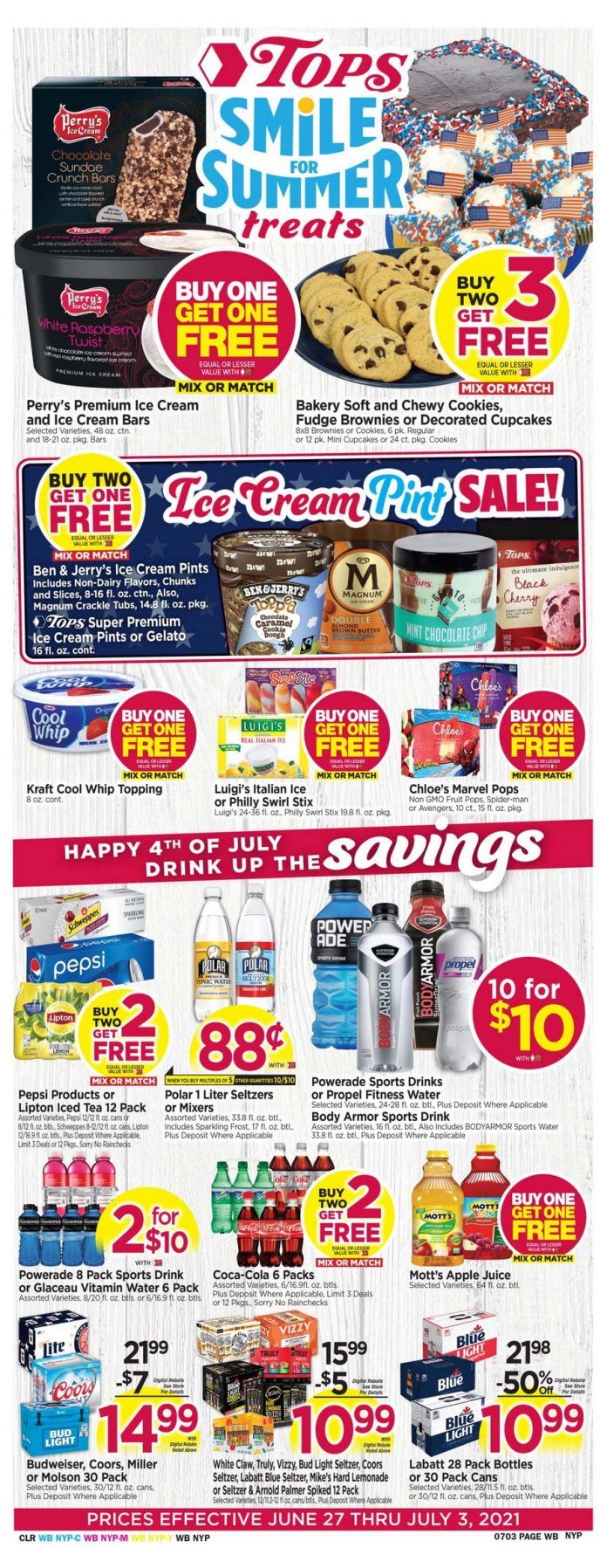 Tops Weekly Ad Jun 27 Jul 03, 2021