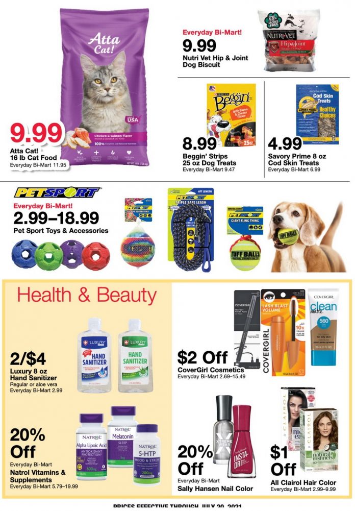 Bi-Mart Weekly Ad July 12 – July 20, 2021