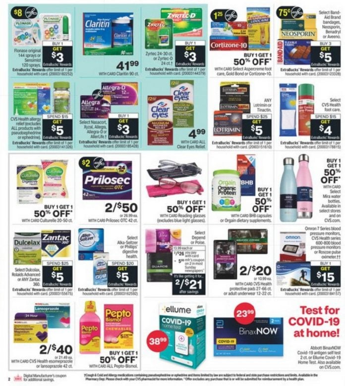 CVS Weekly Ad July 25 July 31, 2021