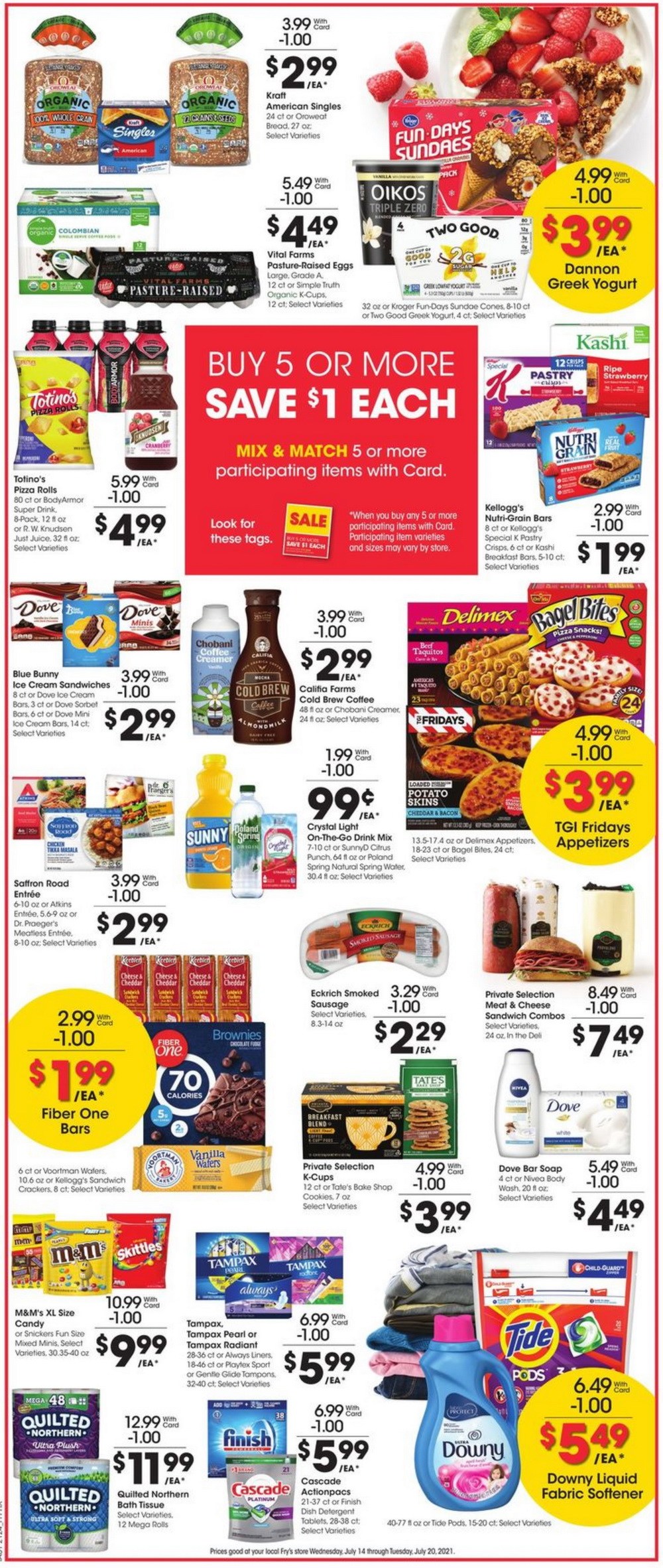 Fry's Food Weekly Ad Jul 14 – Jul 20, 2021