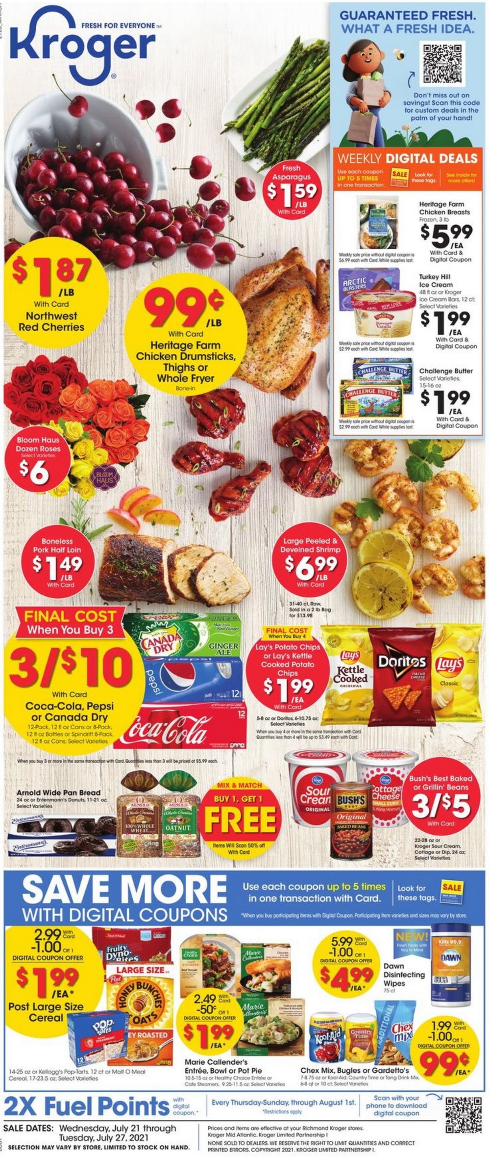 Kroger Weekly Ad Jul 21 – Jul 27, 2021