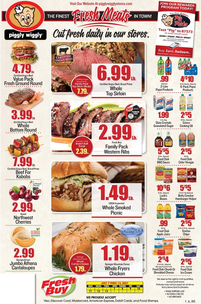 Piggly Wiggly Weekly Ad Jul 07 – Jul 13, 2021