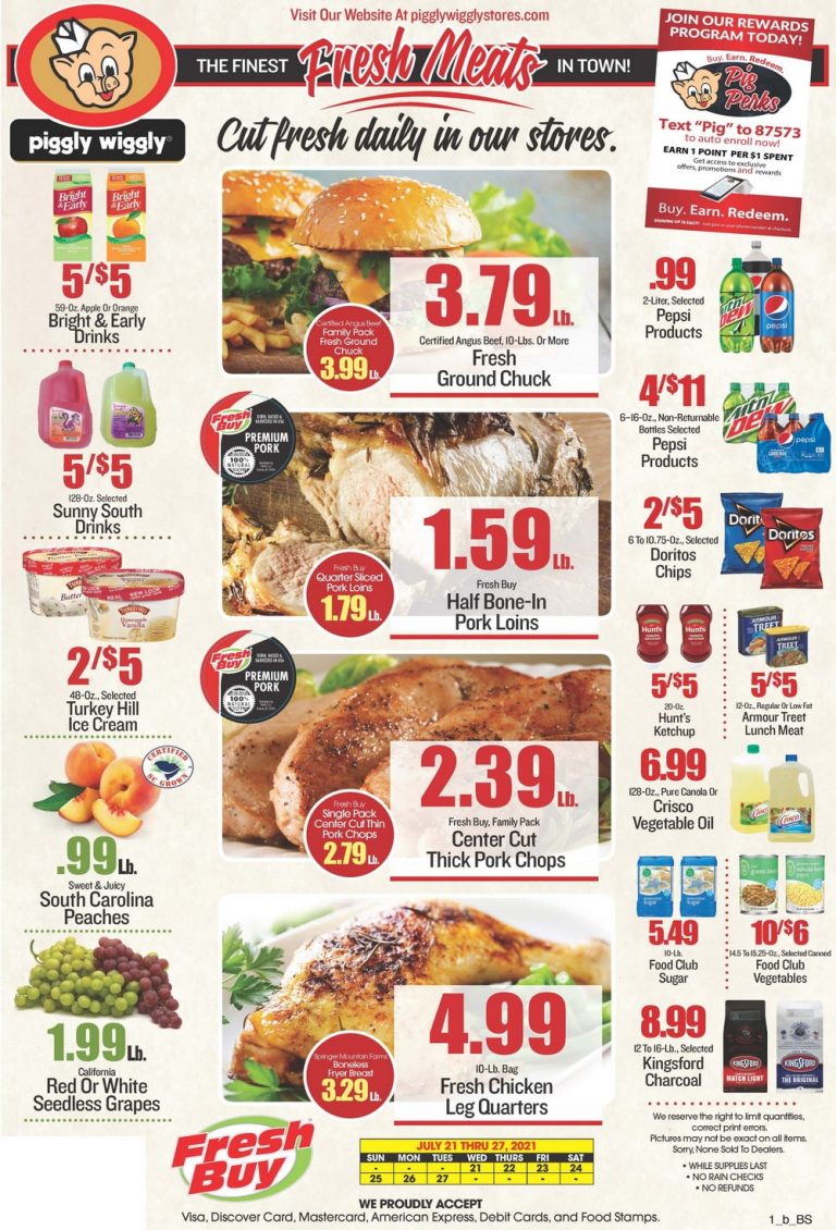 Piggly Wiggly Weekly Ad Jul 21 – Jul 27, 2021