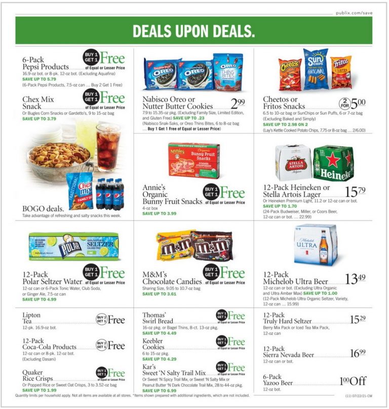Publix Weekly Ad July 21 July 27, 2021