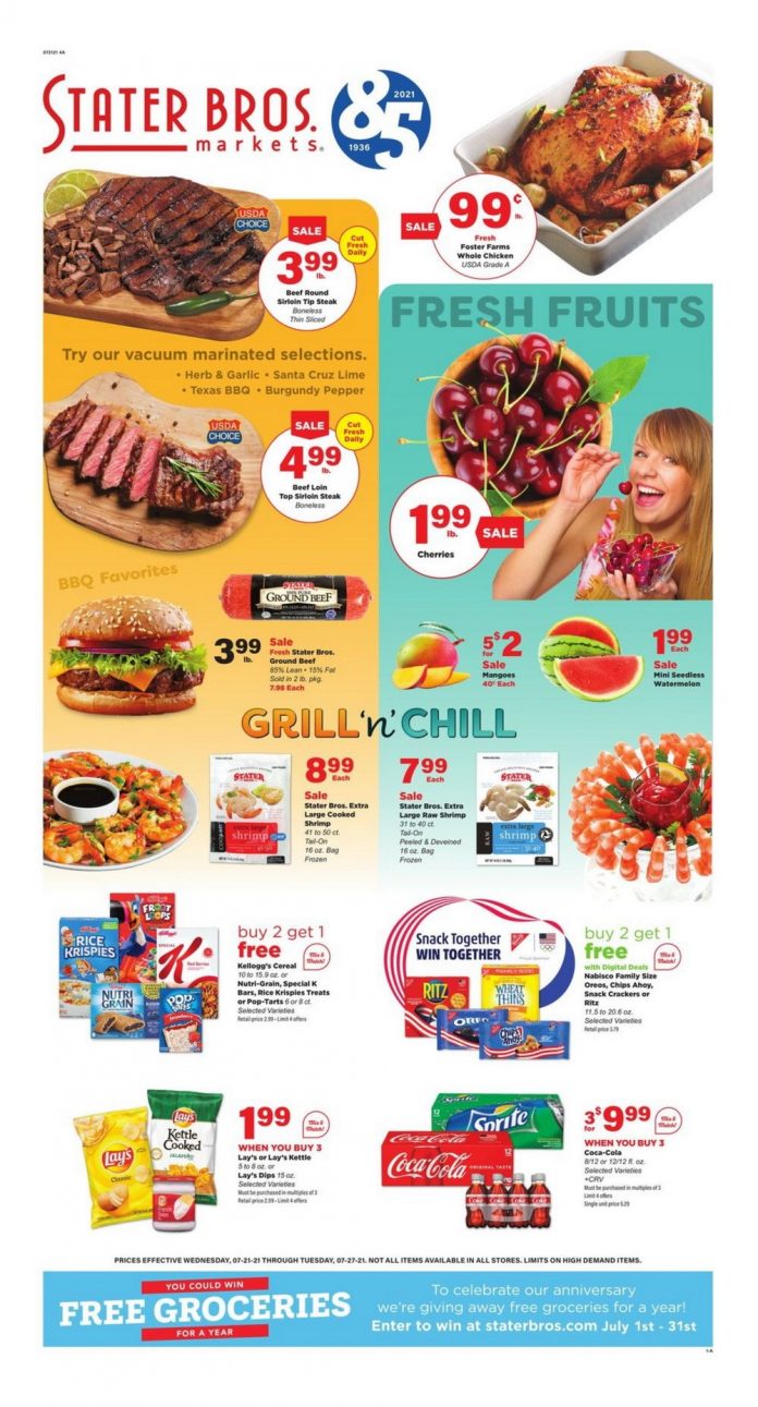 Stater Bros Weekly Ad Jul 21 Jul 27, 2021