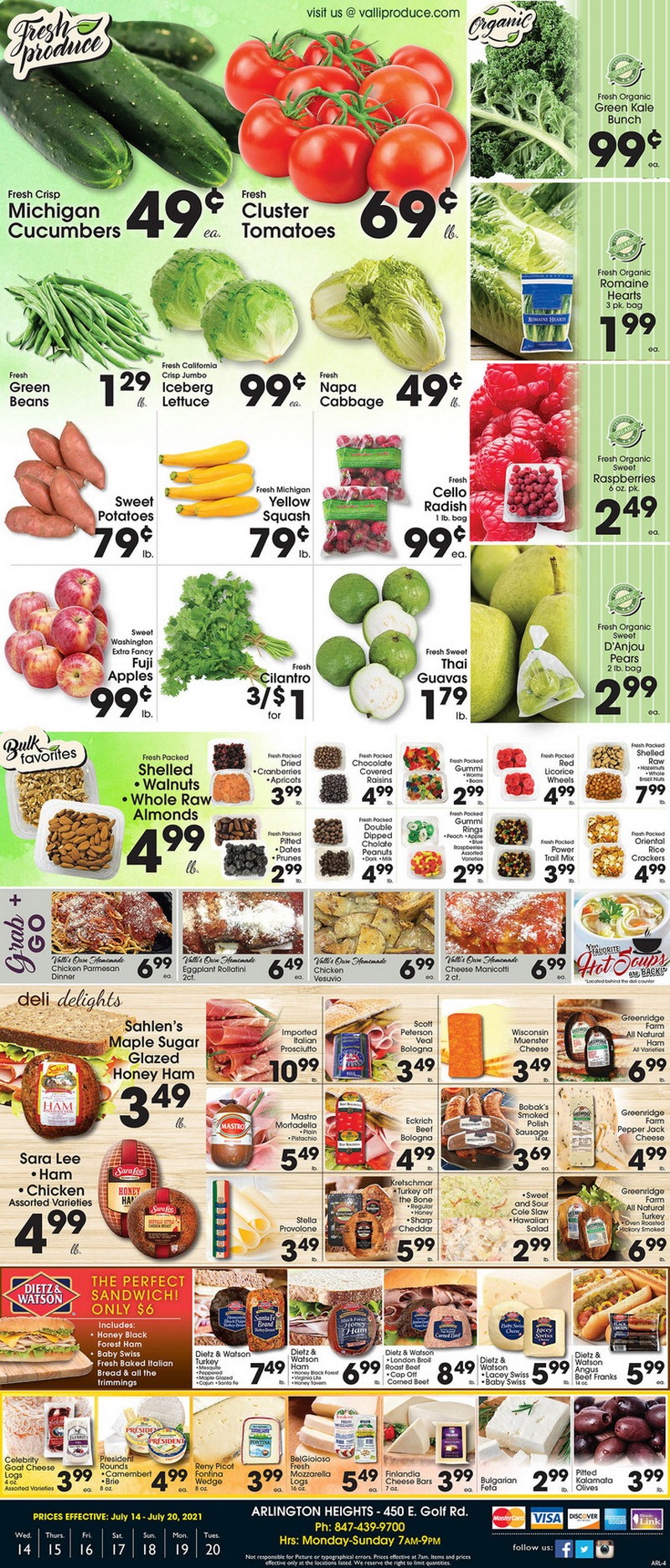 Valli Produce Weekly Ad July 14 – July 20, 2021