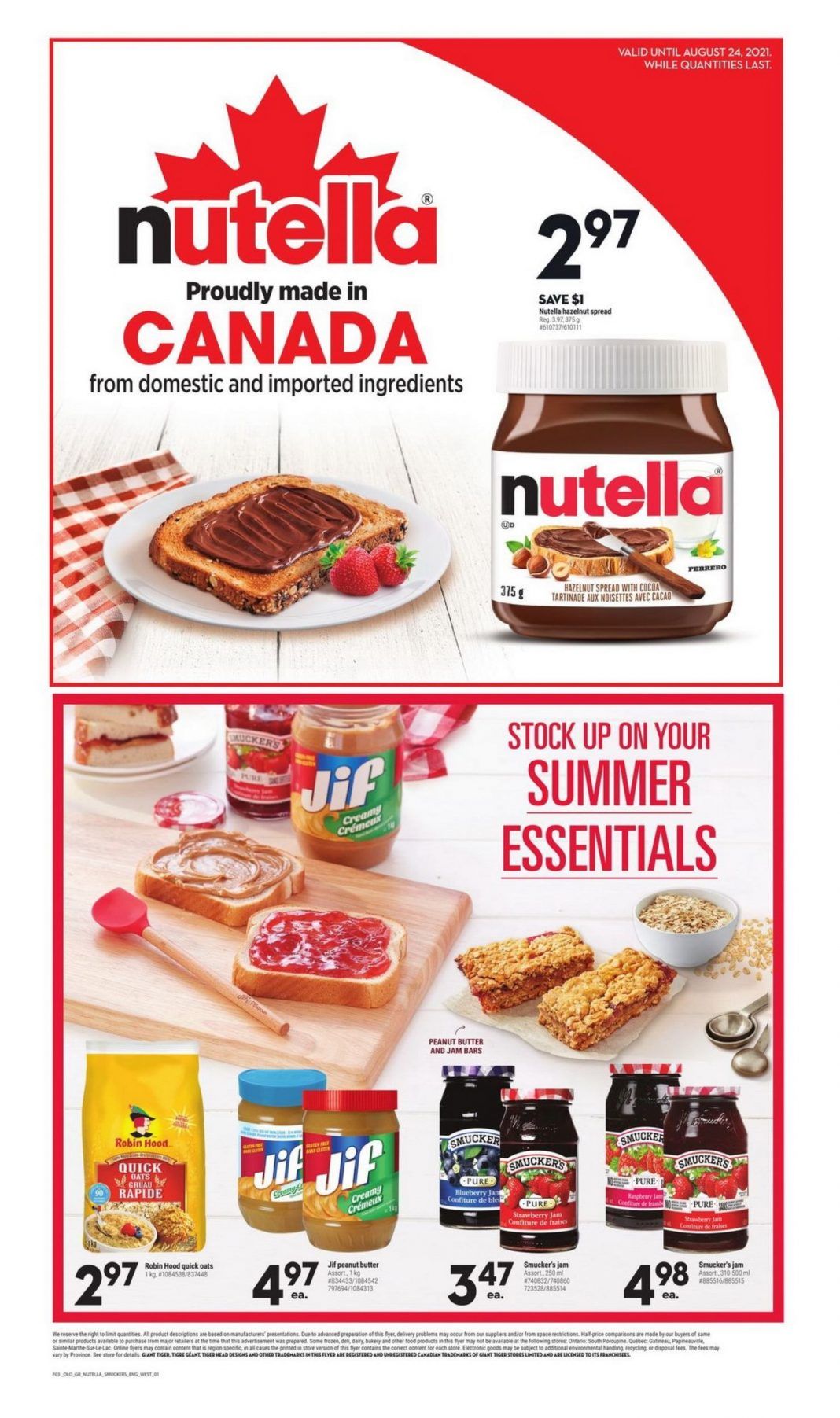 Giant Tiger Weekly Ad Aug 18 – Aug 24, 2021