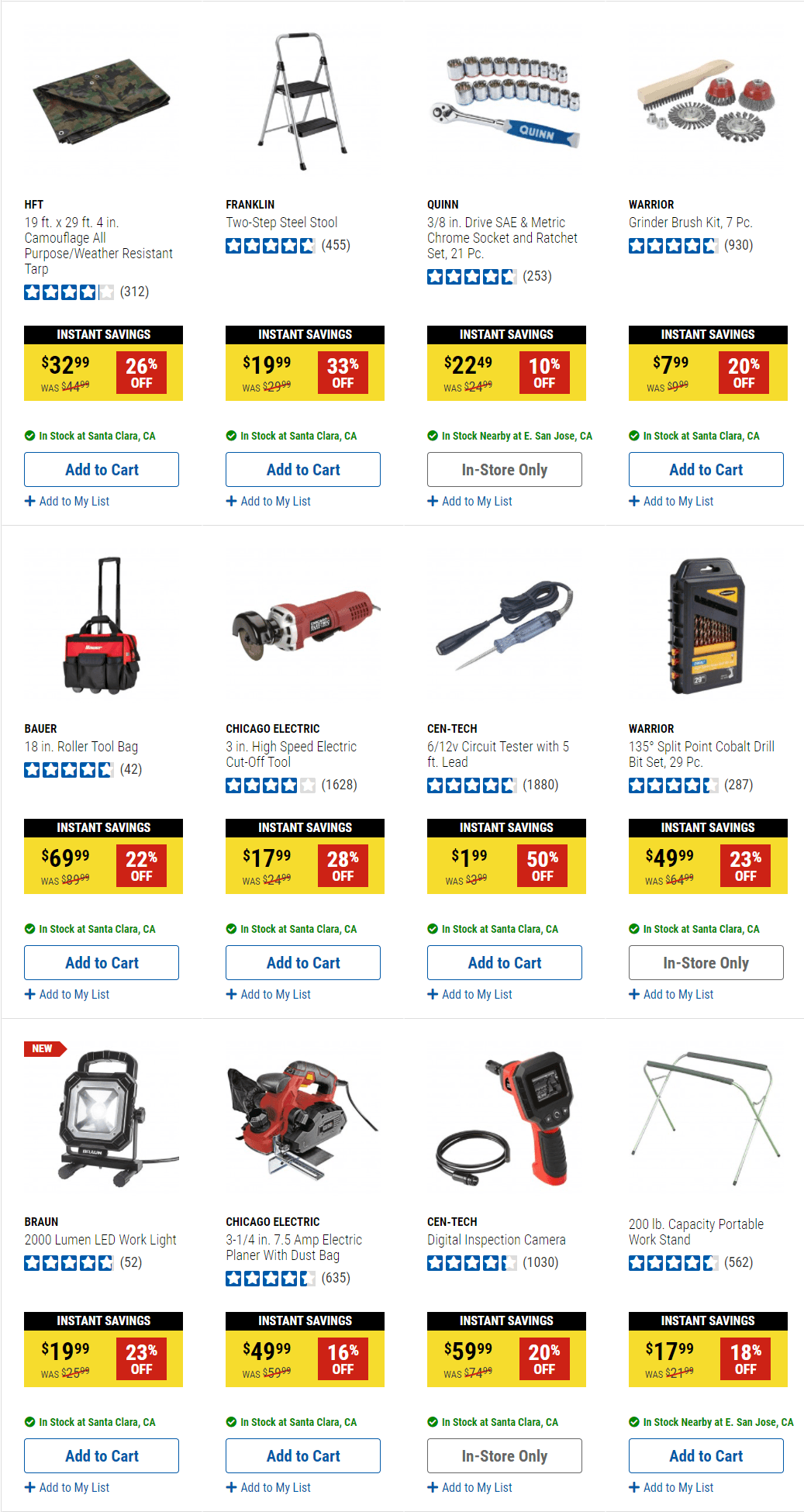 Harbor Freight Instant Savings Now Thru Sep 02, 2021