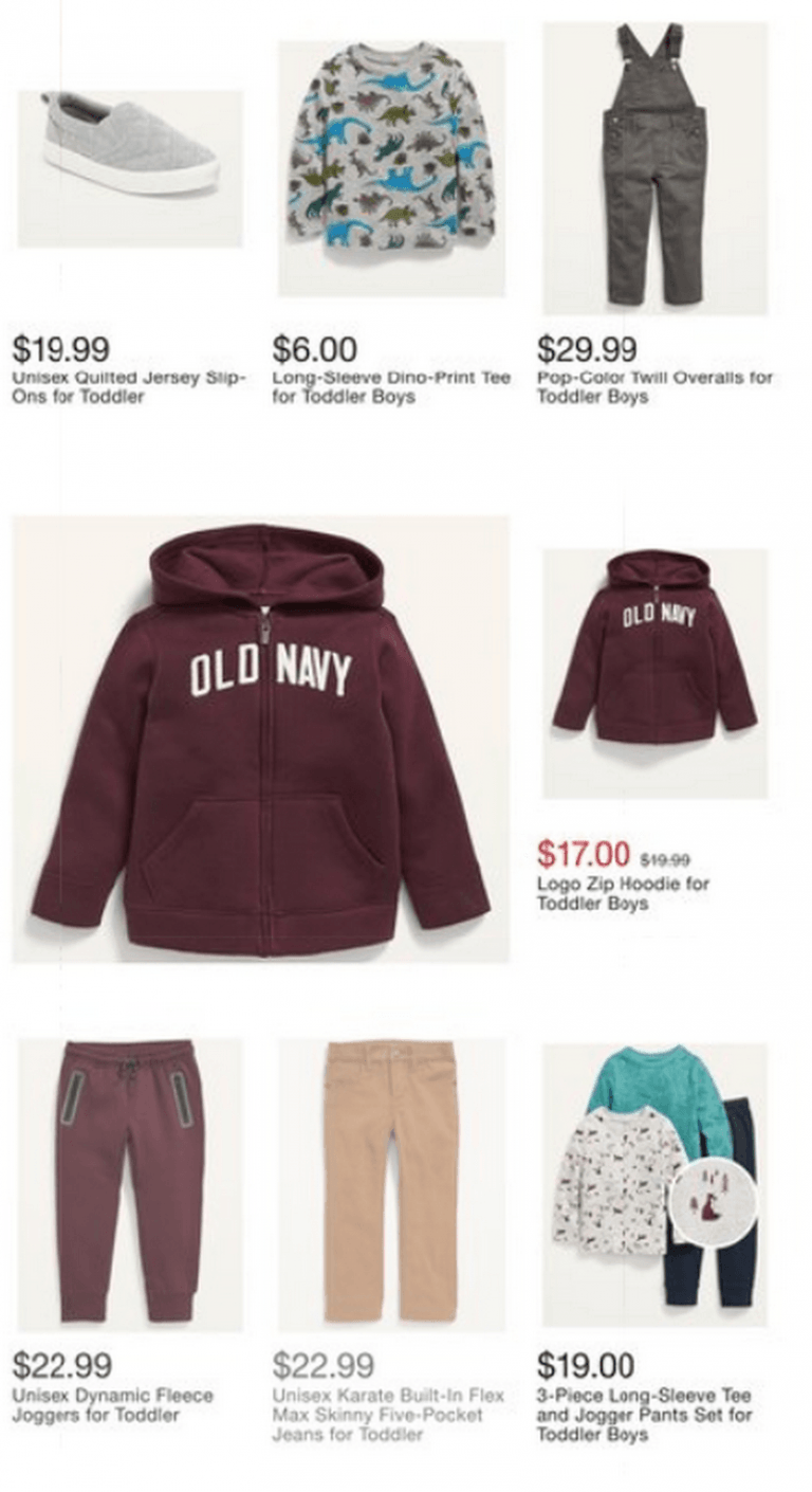 Old Navy Weekly Ad Aug 16 – Aug 23, 2021