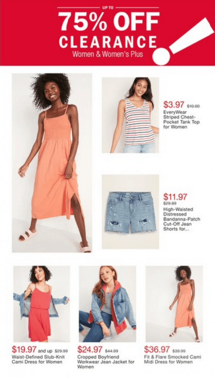 Old Navy Weekly Ad Aug 16 – Aug 23, 2021