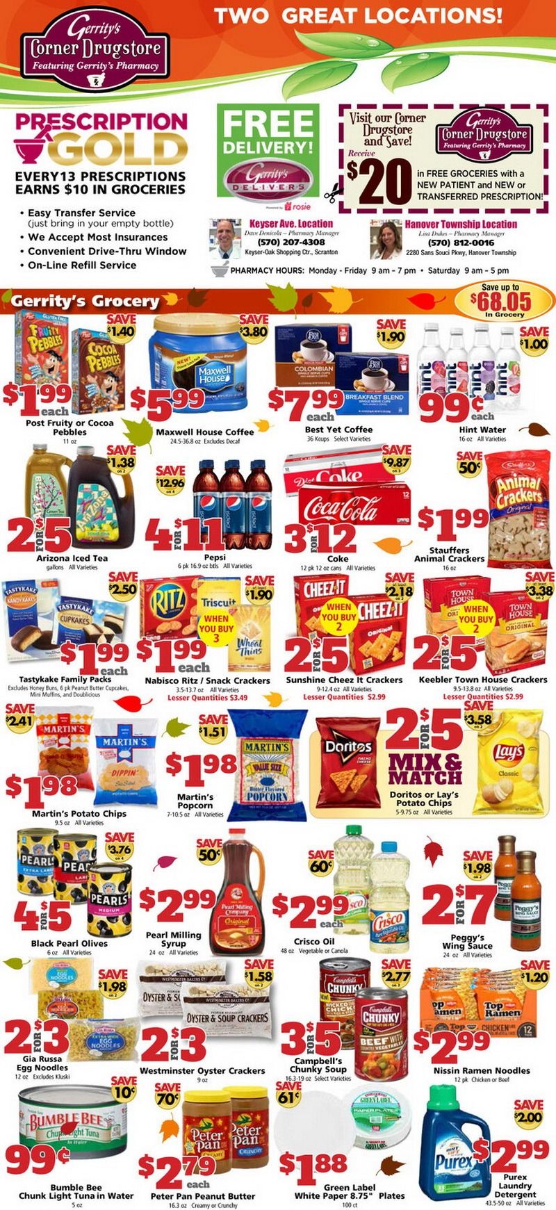 Gerrity's Supermarkets Weekly Ad Sep 19 – Sep 25, 2021