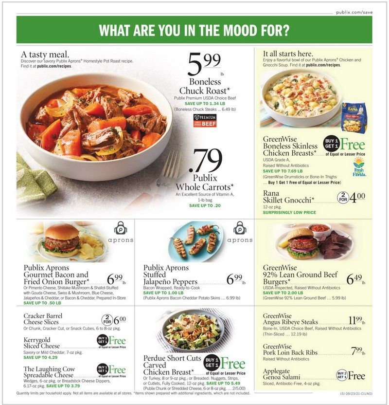 Publix Weekly Ad Sep 22 – Sep 28, 2021