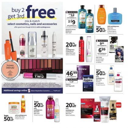 Walgreens Weekly Ad Sep 05 – Sep 11, 2021