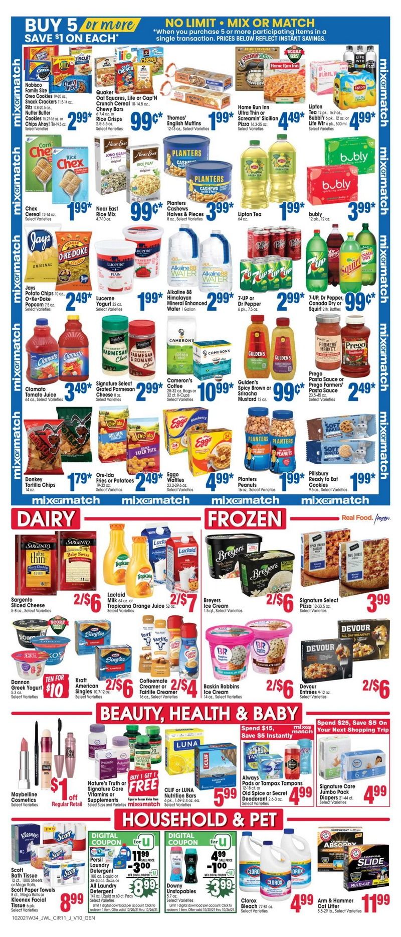 Jewel Osco Weekly Ad Oct 20 – Oct 26, 2021 (Halloween Promotion Included)