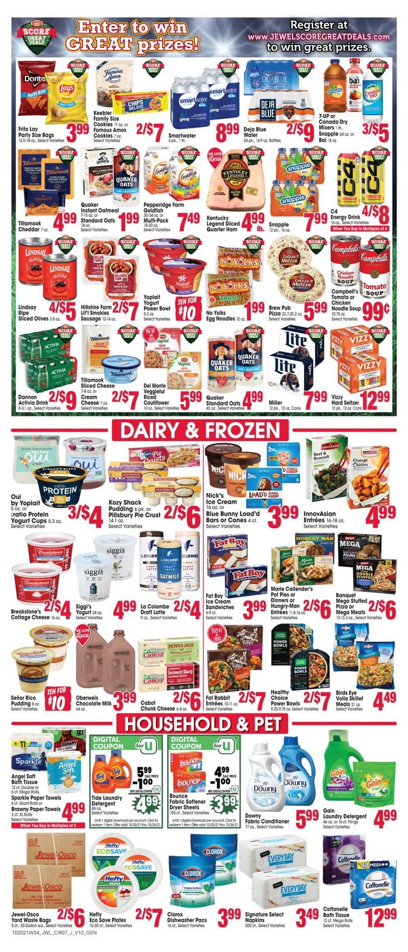 Jewel Osco Weekly Ad Oct 20 – Oct 26, 2021 (Halloween Promotion Included)