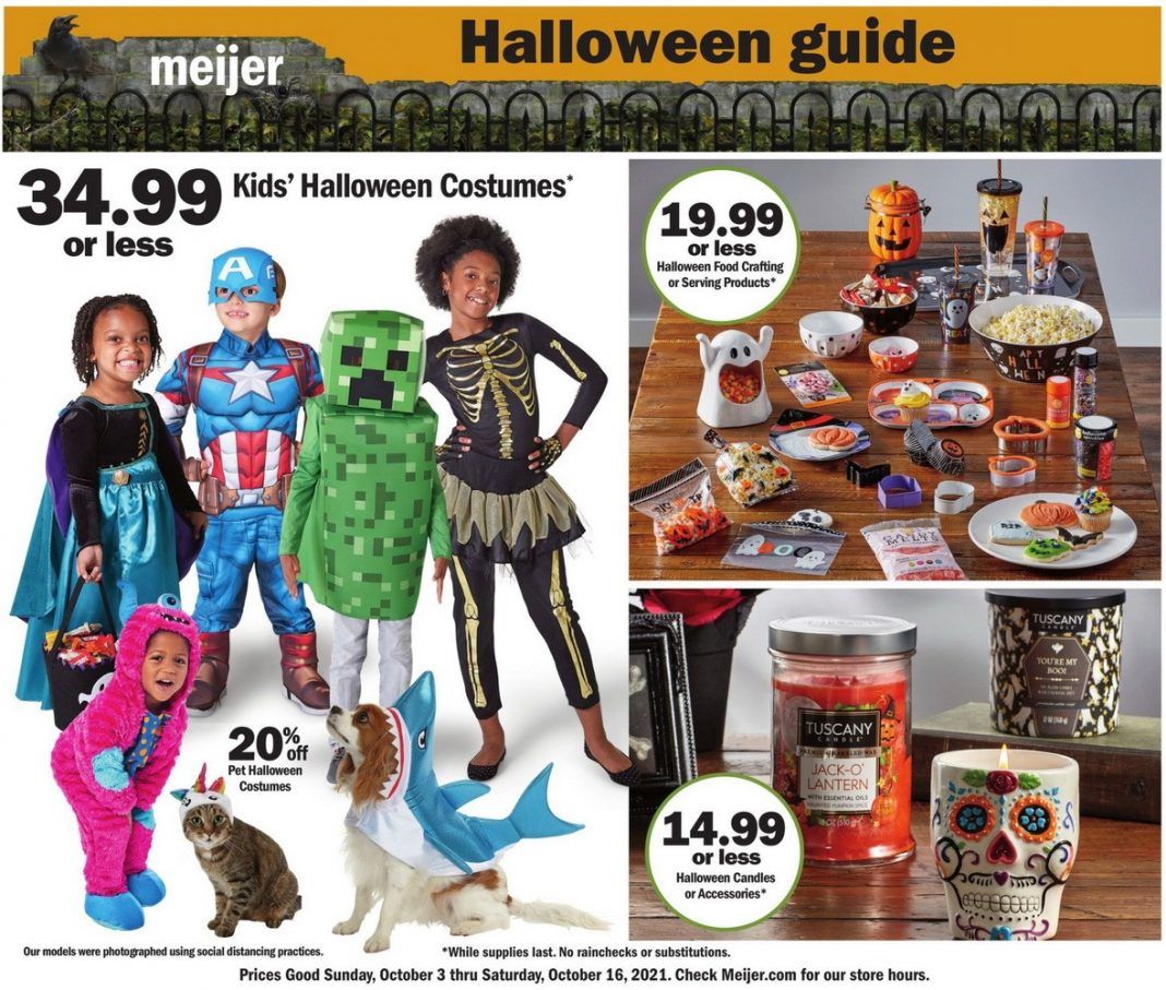 Meijer Halloween Ad Oct 03 – Oct 16, 2021