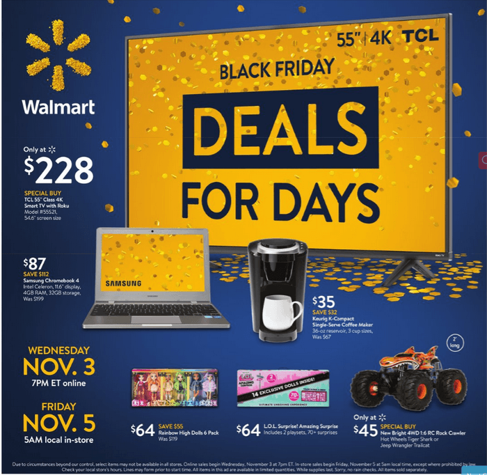 Walmart Black Friday Ad Nov 03 – Nov 07, 2021 - Part 2