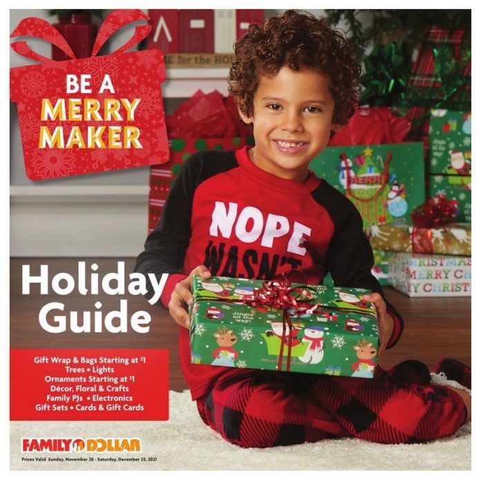 Family Dollar Christmas Ad Nov 28 Dec 25, 2021