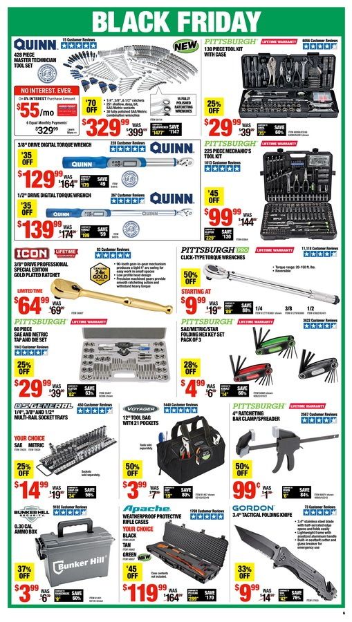 Harbor Freight Black Friday Sale Nov 22 – Nov 29, 2021