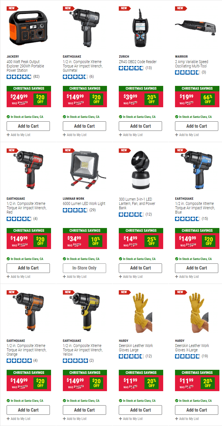 Harbor Freight Christmas Sale Nov 30 Dec 16, 2021