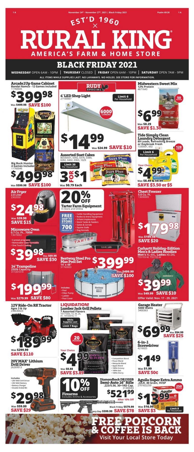 Rural King Black Friday Ad Nov 24 Nov 27, 2021