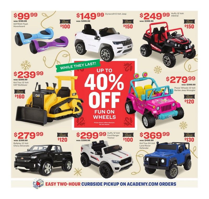 academy sports power wheels