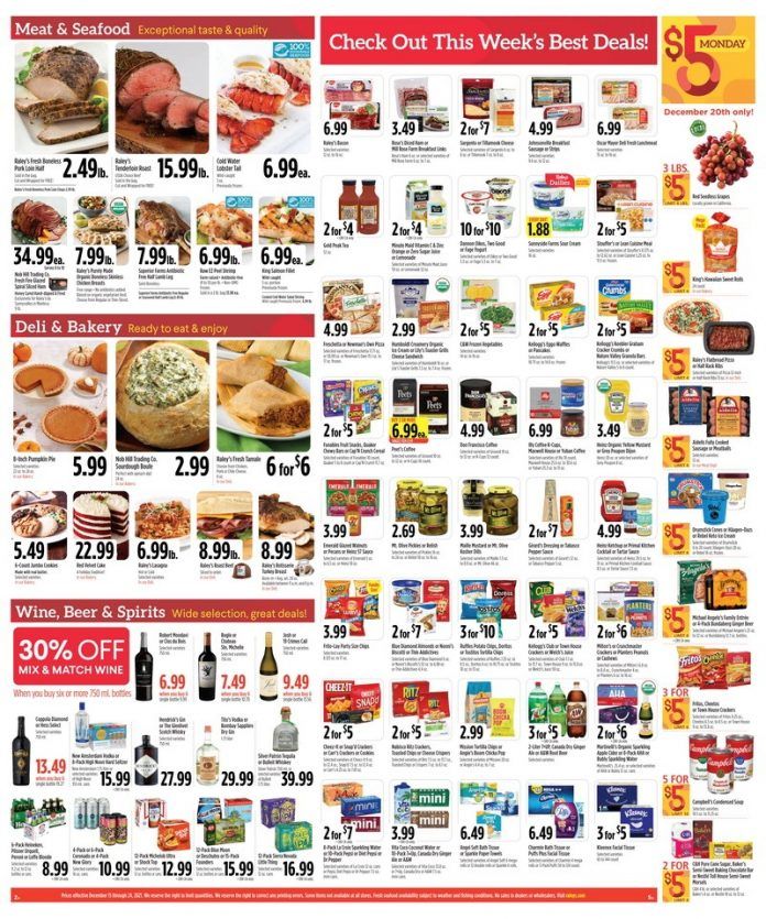 Raley's Supermarkets Weekly Ad Dec 15 Dec 24, 2021