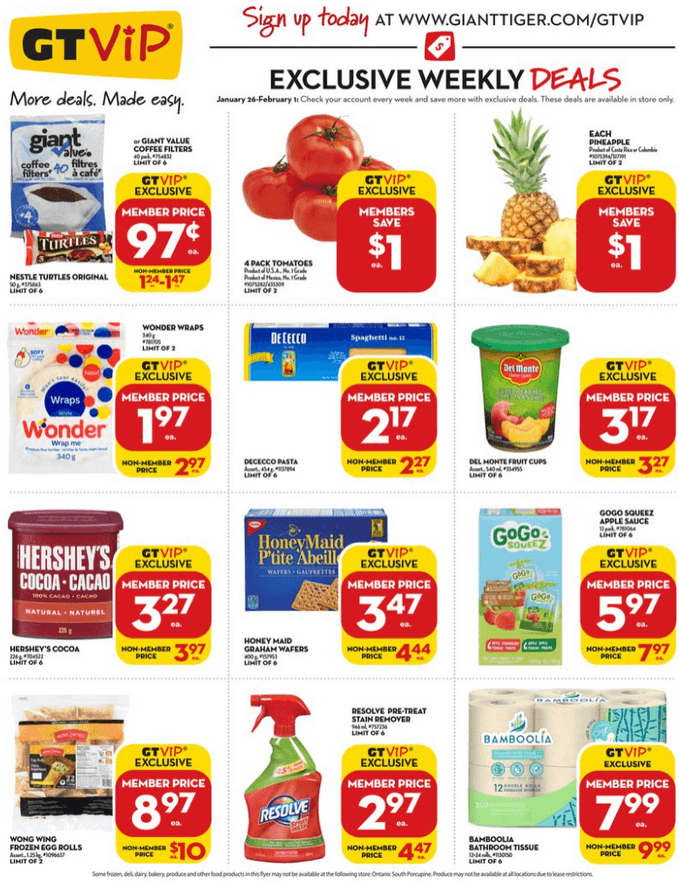 Giant Tiger Weekly Ad Jan 26 – Feb 01, 2022