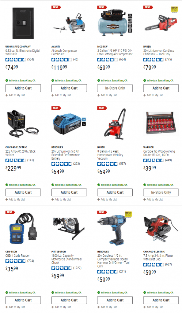 Harbor Freight Instant Savings Now Thru Jan 27, 2022