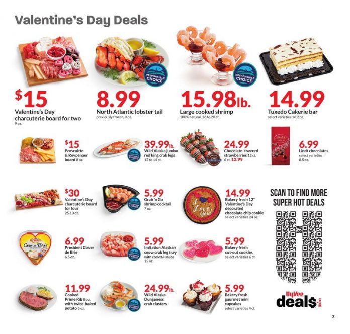 hy vee valentines day in