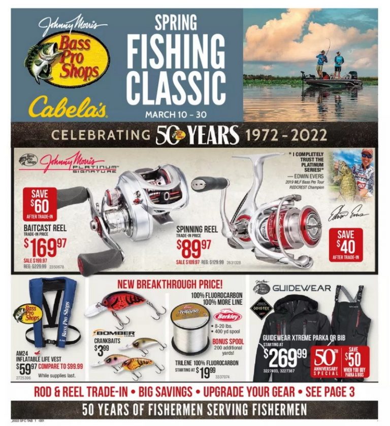 Bass Pro Shops Spring Fishing Sale Mar 10 Mar 30, 2022