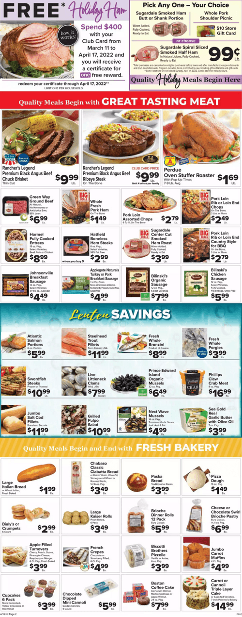 Foodtown Weekly Ad Apr 15 – Apr 21, 2022