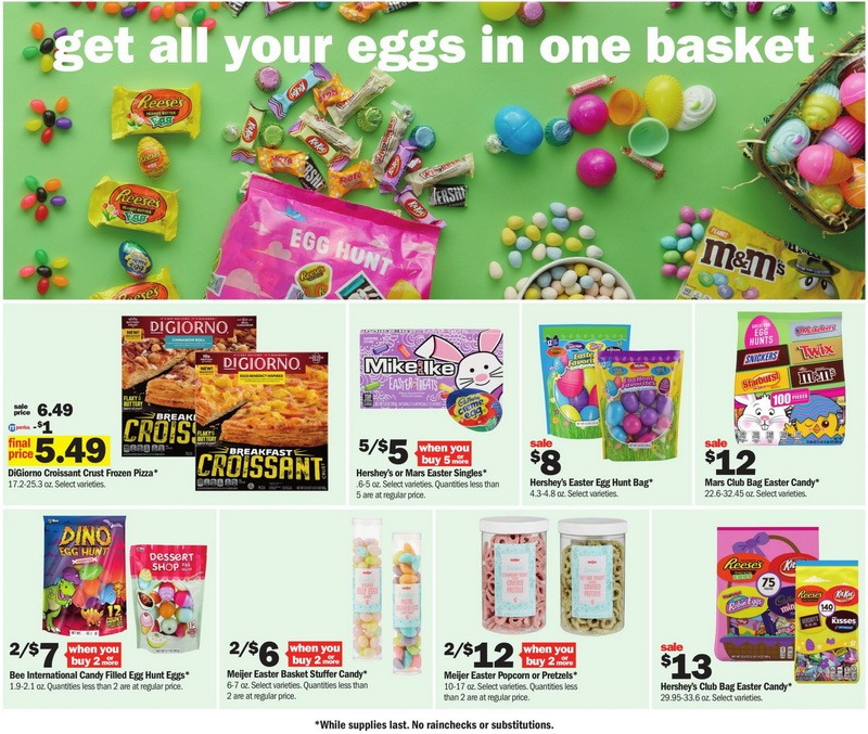 Meijer Easter Ad Apr 03 Apr 09, 2022