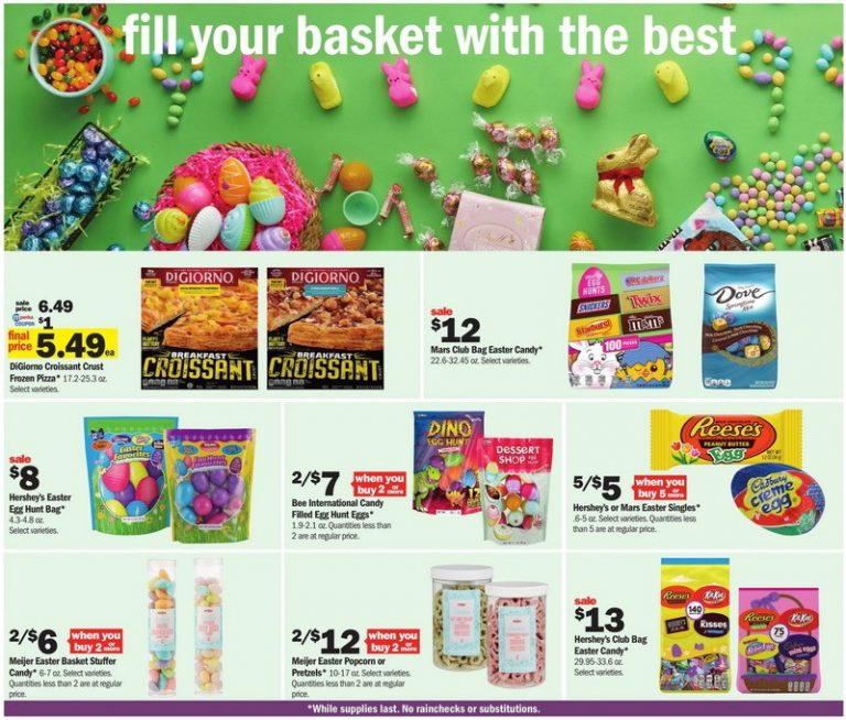 Meijer Easter Ad Apr 10 Apr 17, 2022