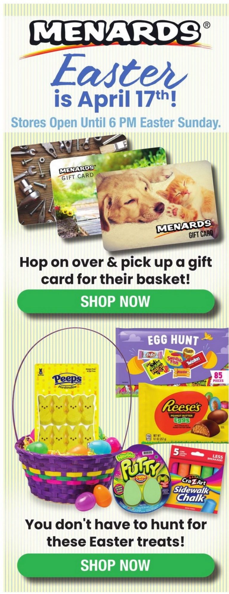 Menards Weekly Ad Apr 07 – Apr 16, 2022 (Easter Promotion Included)