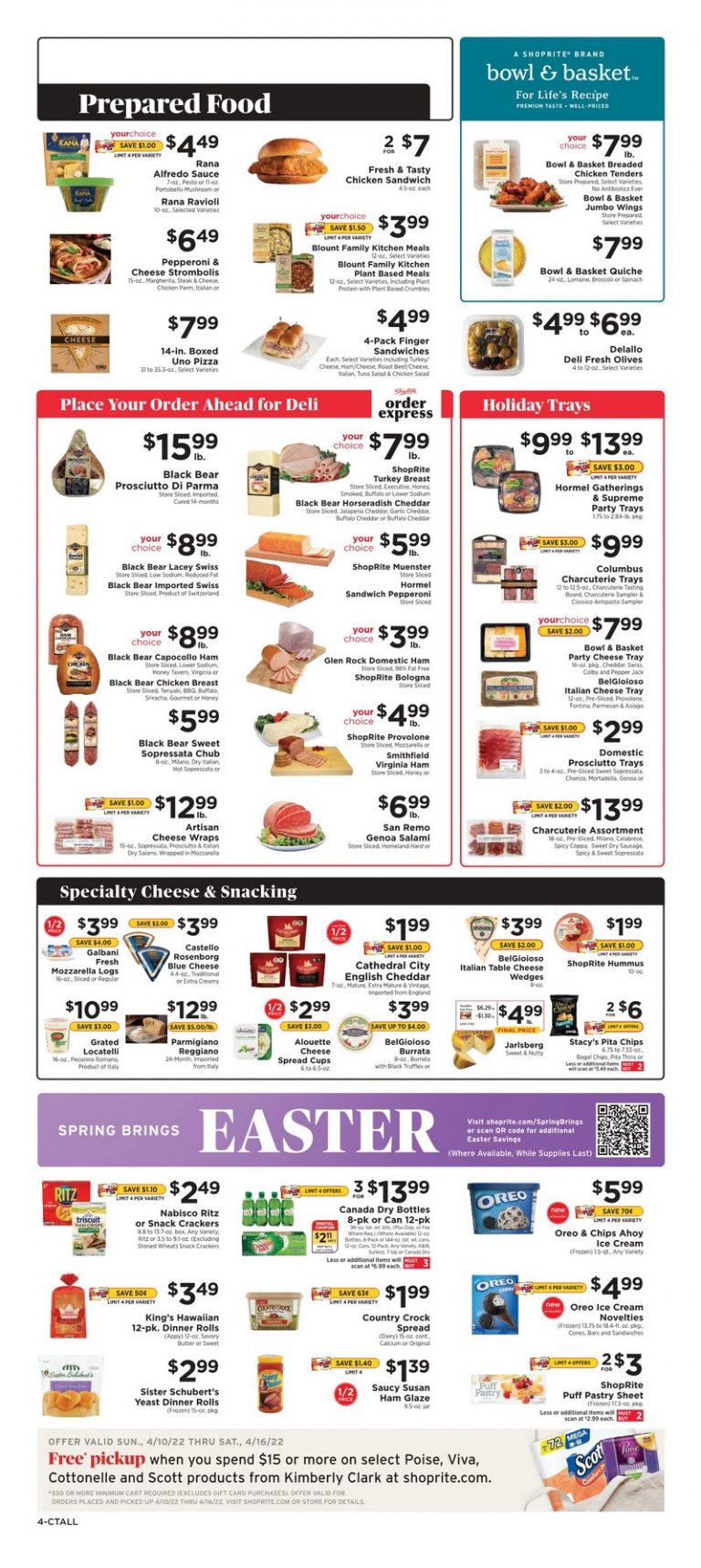 ShopRite Weekly Ad Apr 10 Apr 16, 2022 (Easter Promotion Included)