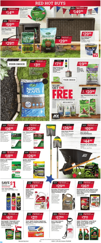 ACE Hardware Memorial Day Ad May 17 – May 31, 2022