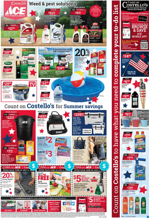 ACE Hardware 4th of July Event Jun 29 Jul 11, 2022