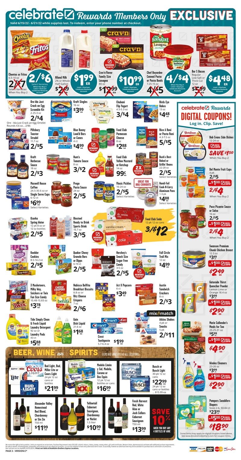 Brookshire Brothers Weekly Ad Jun 15 – Jun 21, 2022