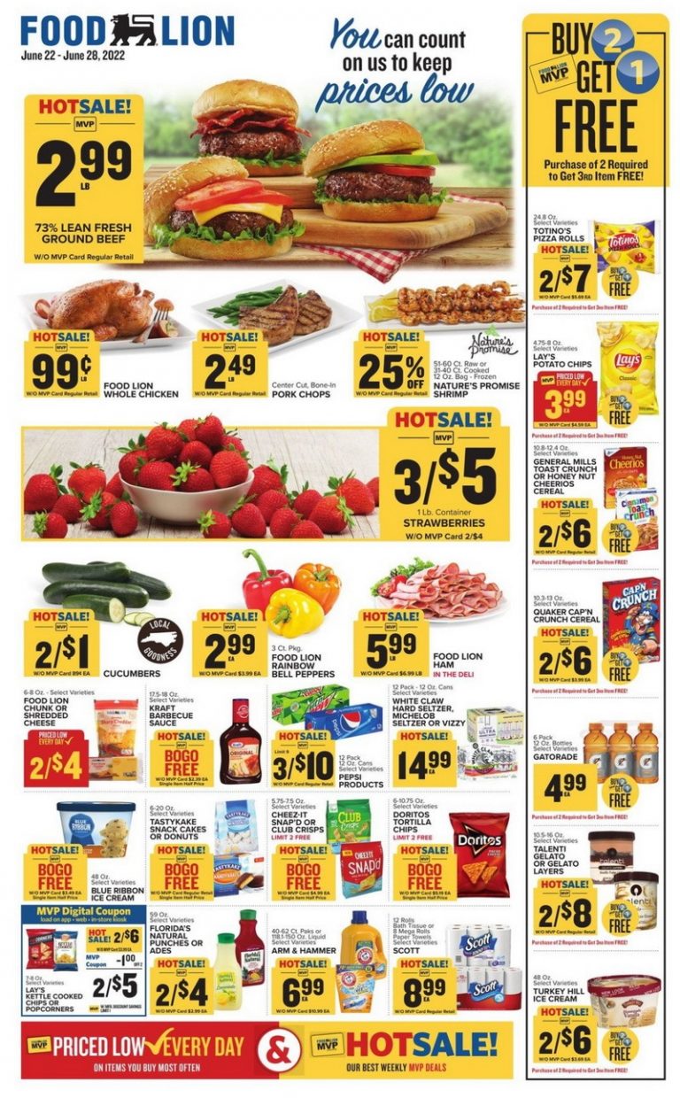 Food Lion Weekly Ad Jun 22 – Jun 28, 2022